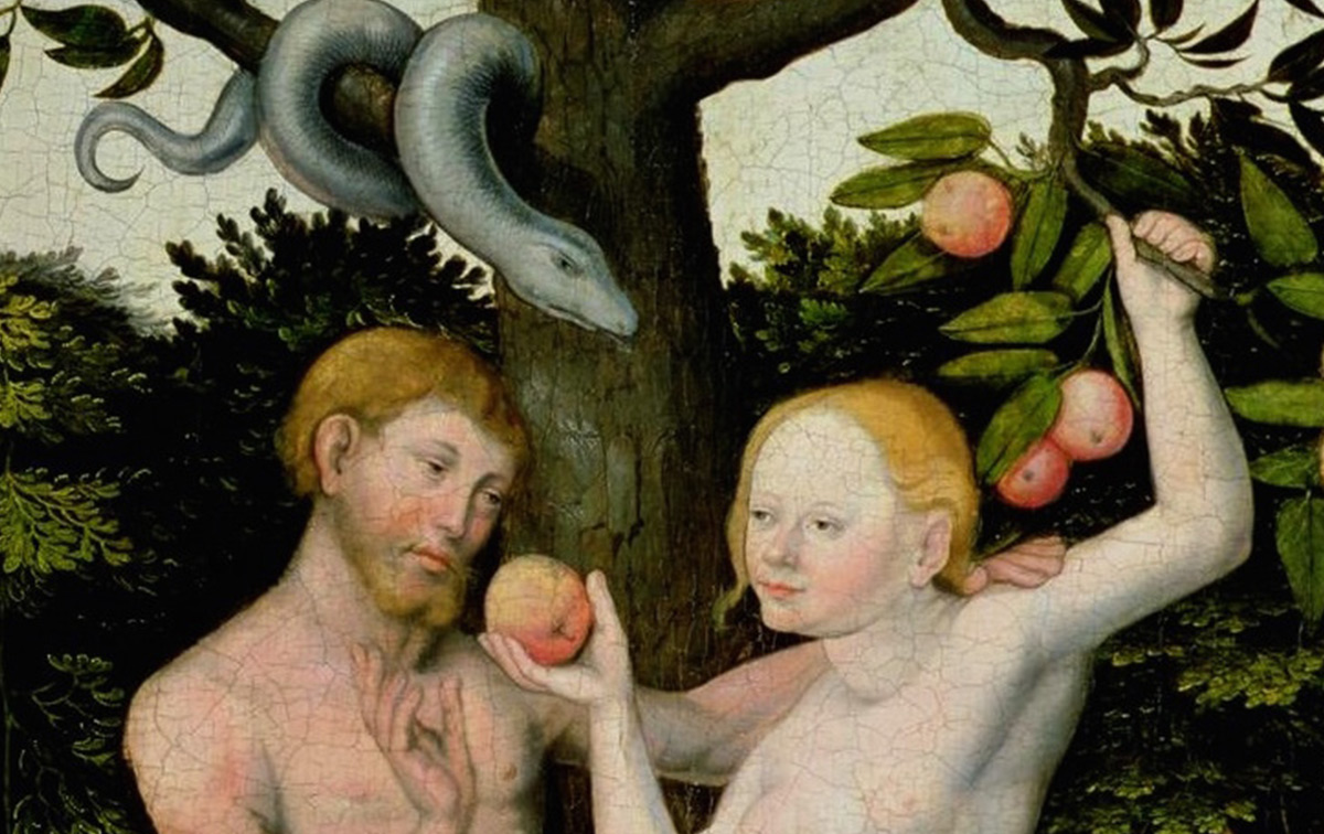 Лукас кранах адам и ева в Эдемском саду